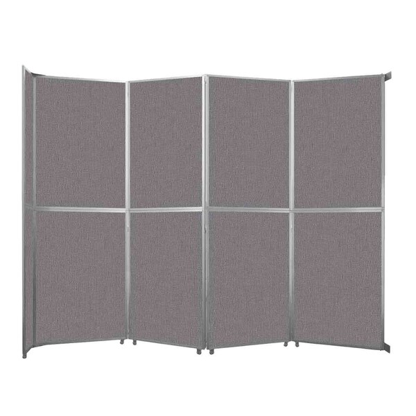 Operable Wall Folding Room Divider 15'7" x 12'3" Slate Fabric